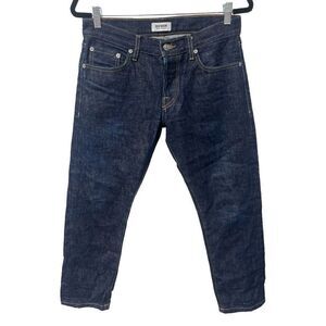 Buck Mason Mens Dark Wash Slim Fit Blue Jeans Size 30 Made in America USA